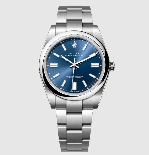 Montres Superlative Oyster Bleu