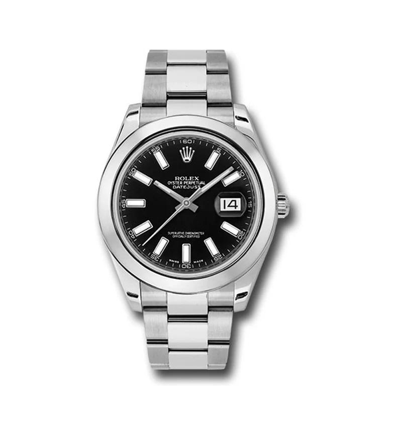 Montres Oyster Noir avec dateur