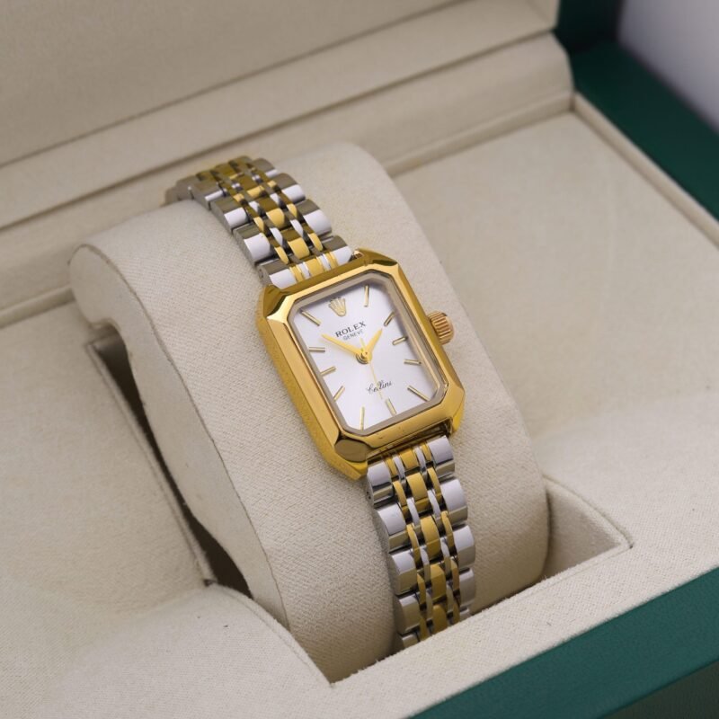 Montre Recto Gen femmes Bi-Col Blanc