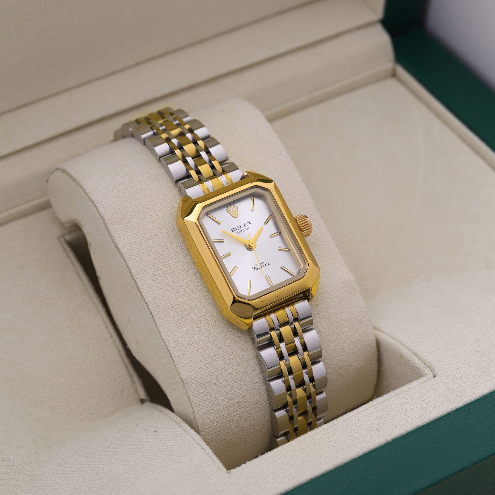 Montre Recto Gen femmes Bi-Col Blanc