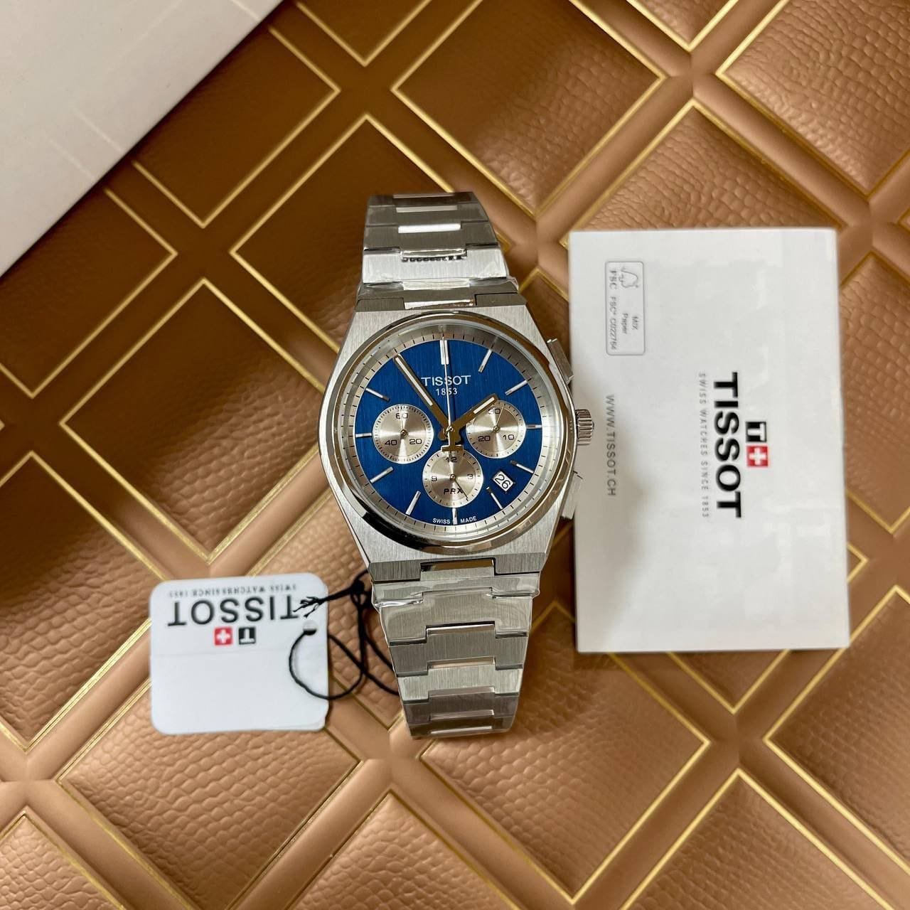TISSOT PRX Chronographe 1853 Bleu