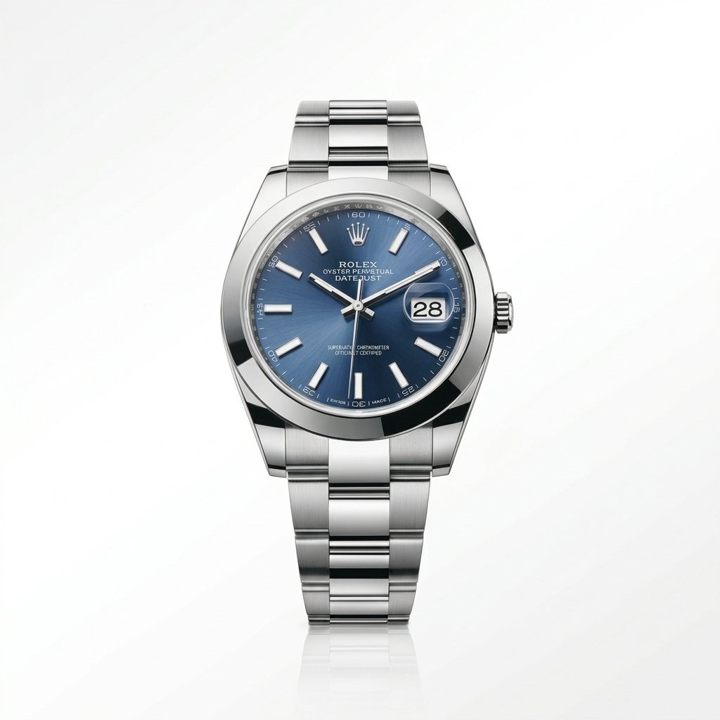 Montre Oyster Bleu avec dateur
