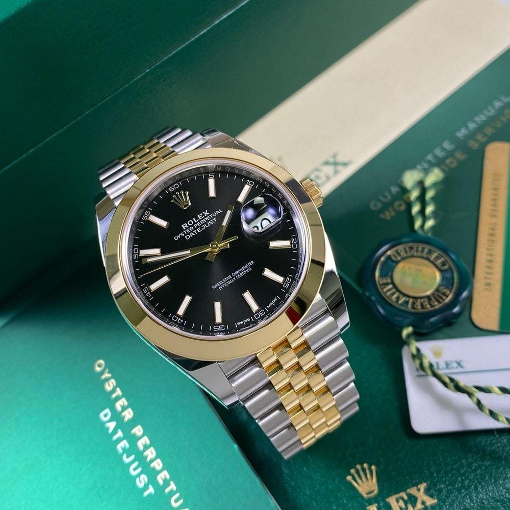 Montres Datejust Jubilee Noir Doré – Image 2