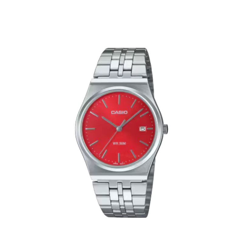 Montres Casio MPT Noir Rouge