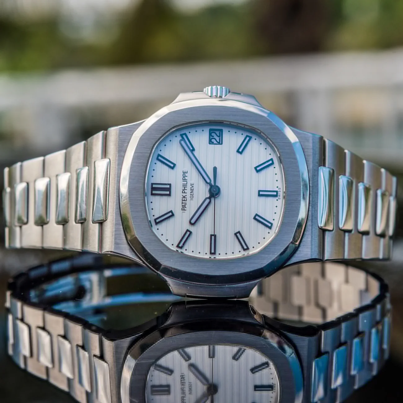 Montre PP Nautilus Blanc – Image 3