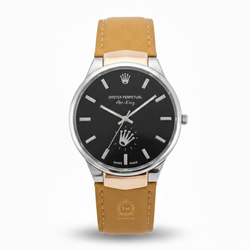 Montres Airking cuir Marron