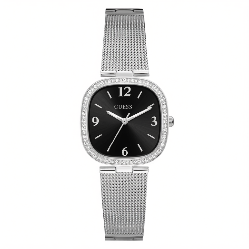 Montre Guess Silver Noire Pour Femme