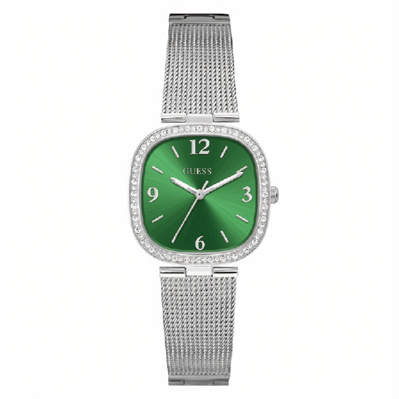 Montre Guess Silver Verte Pour Femme