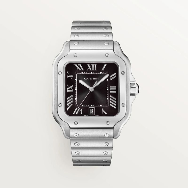 Montre Cartier santos Noir